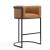 Cosmopolitan 37.8-inch Leatherette/Metal Barstool