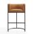 Cosmopolitan 37.8-inch Leatherette/Metal Barstool
