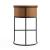 Cosmopolitan 37.8-inch Leatherette/Metal Barstool