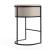 Cosmopolitan 37.8-inch Leatherette/Metal Barstool