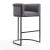 Cosmopolitan 37.8-inch Leatherette/Metal Barstool