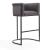 Cosmopolitan 37.8-inch Leatherette/Metal Barstool