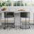 Cosmopolitan 37.8-inch Leatherette/Metal Barstool