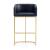 Louvre 40-inch Leatherette/Stainless Steel Barstool