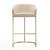 Louvre 40-inch Leatherette/Stainless Steel Barstool