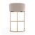 Louvre 40-inch Leatherette/Stainless Steel Barstool