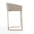 Louvre 40-inch Leatherette/Stainless Steel Barstool