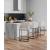 Ambassador 42-inch Leatherette/Metal Barstool