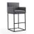 Ambassador 42-inch Leatherette/Metal Barstool