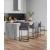 Ambassador 42-inch Leatherette/Metal Barstool