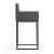 Ambassador 42-inch Leatherette/Metal Barstool