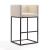 Embassy 38-inch Leatherette/Metal Barstool