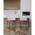 Embassy 38-inch Leatherette/Metal Barstool