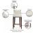 Shubert Leatherette/Wood Barstool