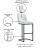 Serena Leatherette/Metal Barstool