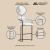 Augusta Leatherette/Metal Barstool