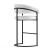 Augusta Leatherette/Metal Barstool