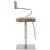Zuri Adjustable Height Upholstered Barstool