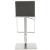 Clay Adjustable Height Upholstered Barstool