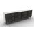Universal Ceramic/Wood Customizable Sideboard w/4 Glass Doors & Wooden Feet