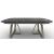 Sunshine W78.7-inch Ceramic/Metal Customizable Extendable Elliptical Dining Table