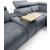 Brussels 5-Piece Microfiber Right-Arm Chaise Facing Storage Sleeper Sectional