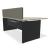 Ogi V Office Single Radial Desk Right, W70.8