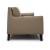 Quiete Fabric/Leather 3 Seater Sofa w/ Wood Legs