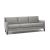 Quiete Fabric/Leather Living Room Set w/Wood Legs