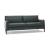 Quiete Fabric/Leather Living Room Set w/Metal Legs