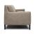 Quiete Fabric/Leather Living Room Set w/Metal Legs