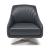 Felicita Fabric/Leather Swivel Chair