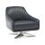 Felicita Fabric/Leather Swivel Chair