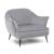 Estasi Fabric/Leather Armchair