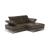 Speranza Fabric/Leather Small L-Shape Sectional Sofa w/ Chaise