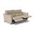 Astuzia Fabric/Leather Power Reclining 2 Seater Sofa w/Adjustable Headrest & Lumbar Support