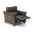 Astuzia Fabric/Leather Power Recliner w/Adjustable Headrest & Lumbar Support