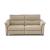 Astuzia Fabric/Leather 2 Seater Sofa w/ 2 Power Recliners