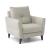 Leale Fabric/Leather Armchair