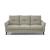 Leale Fabric/Leather 3 Seater Sofa