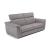 Curioso Fabric/Leather Sofa