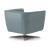 Spiritosa Fabric/Leather Swivel Chair