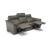 Estremo Fabric/Leather 3 Seater Sofa w/ 2 Power Recliners