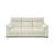 Estremo Fabric/Leather 3 Seater Sofa w/ 2 Power Recliners