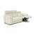 Estremo Fabric/Leather 3 Seater Sofa w/ 2 Power Recliners