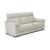 Estremo Fabric/Leather 3 Seater Sofa