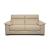 Estremo Fabric/Leather 2 Seater Sofa