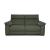 Estremo Fabric/Leather 2 Seater Sofa w/ Power Recliners