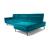 Rotterdam Fabric/Leather L-Shape Sectional Sofa w/ Motion & Chaise Lounge