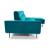 Rotterdam Fabric/Leather L-Shape Sectional Sofa w/ Motion & Chaise Lounge